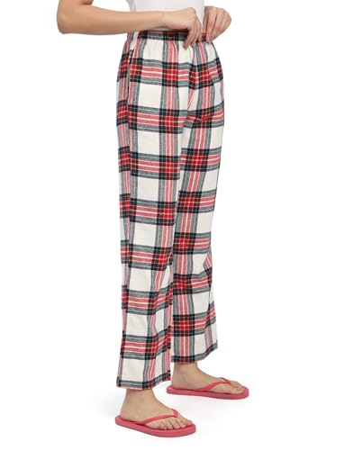 Image of B STORIES Women's Pyjama Pants - Relaxed Fit Nightwear Bottoms | Soft Pyjamas with Pockets | Breathable & Comfortable Sleepwear for Women (S-2XL)