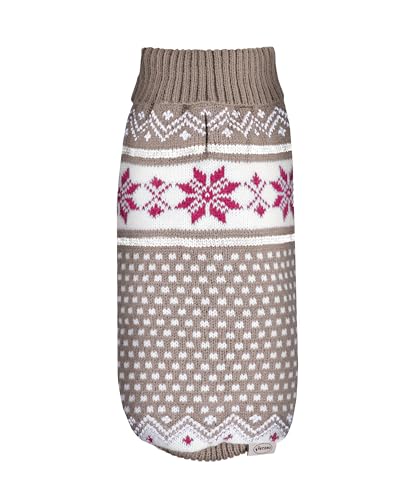 Record Sestriere XL 50 cm Sweater Coat Brown for Dogs Coat, beige - Image 2