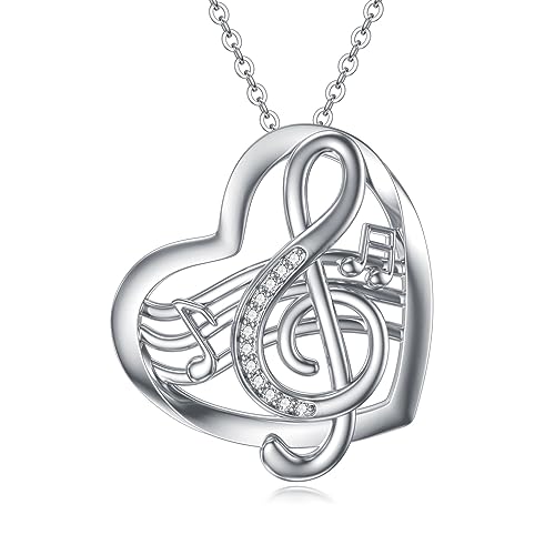 Design con note musicali: la musica è una forma d'arte che unisce le persone e ha il potere di evocare una varietà di emozioni. Per i musicisti, la musica non è solo un hobby, ma uno stile di vita. Non c'è modo migliore per mostrare il tuo amore per la musica che indossare un ciondolo con note musicali.