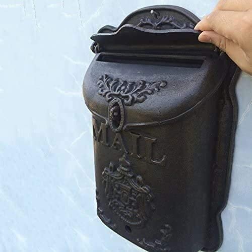 Boîte à plaintes et réclamations extérieure noire pour sécuriser la collecte de documents - 4