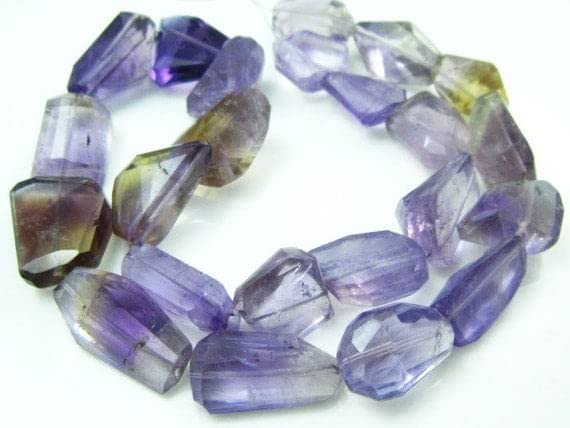 Ametrine step cut LKBEADS perles pour création de bijoux bohèmes chic