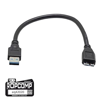 USB Micro-B Superspeed Data Kablosu USB 3.0 20cm