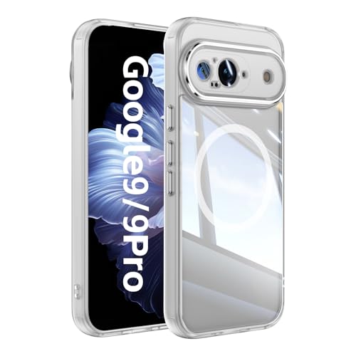 Image of Magnetic Case with Clear Back for Google Pixel 9, Fit for MagSafe
