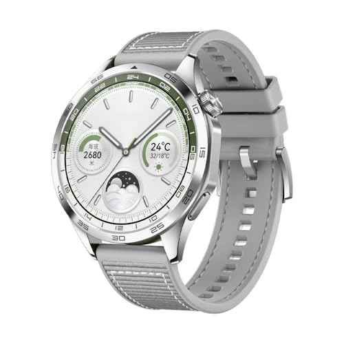 Bracelet montre 22mm silicone tressé compatible Huawei Watch GT5 Pro