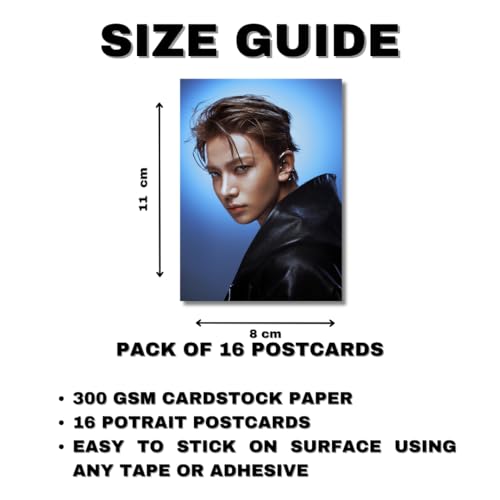 Image of Enhypen Photocards Pack of 16 (8 x 11 cm) | Enhypen Sin Photocards | Enhypen Posters | Pinterest Wall Posters | K-Pop Posters | K-Pop | Wall Prints for Room | For Gifting | For Birthday | For ENGENE (Pack of 16)