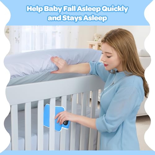 Image of Vibrating Mattress Topper Baby - Gentle Vibrations, 3 Adjustable Modes, 90 Minute Timer - Perfect for Cribs, Prams and Travel - Ideal Sleep Aid for Newborns & Parents