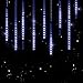 Produktbild Monzana Meteorschauer Lichterkette 480 LED Außen Innen 8,6 m IP44 Eisregen Weihnachstdeko Lichtervorhang Weihnachtsbeleuchtung Regen Weihnachten Blau