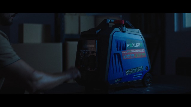 4000 Watt Inverter Generator, 120V Gas Powered Generator SuperQuiet, RV Ready/EPA for RV, Camping and Home, Blue