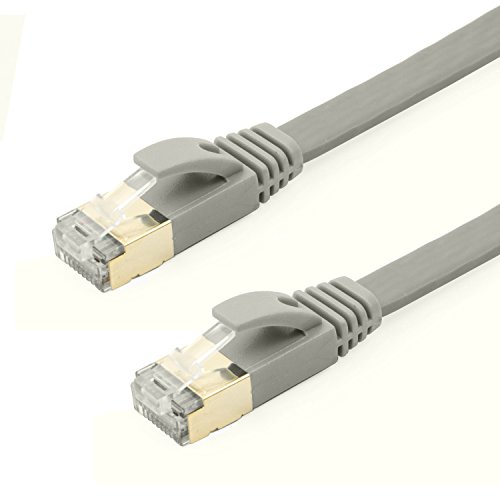 Cable Ethernet Flat Buhbo Cat 7 3 ft STP RJ45 miniatura 2
