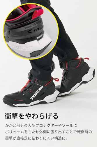 RS Taichi RSS013 013 Drymaster Arrow Shoes, Black/Red, US Men's