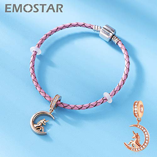 Image of Animal Theme Charms, Mom /Child of Owl Bear Dog, Rabbit Flamingo Elephant Panda Cat Parrot Crocodile Unicorn Charms in 925 Sterling Silver, Fit European Bracelet /Necklace, Gift for Mother /Friend /Lover