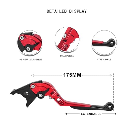 Levier d'embrayage CBR650F réglable pour éviter la fatigue - 6