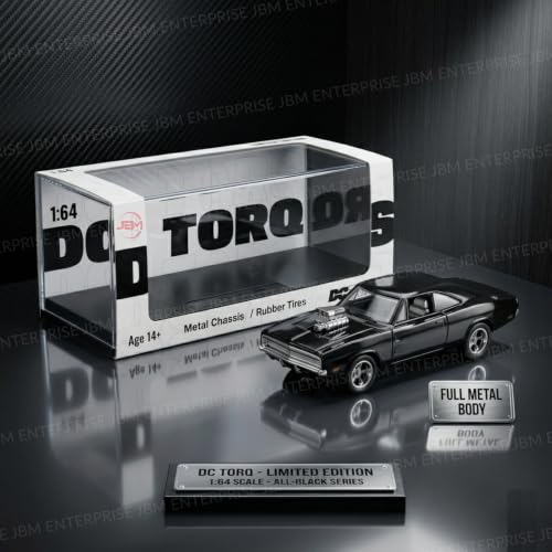 Image of 1:64 Scale Die Cast Muscle Car Model, Premium Metal Collectible Vehicle with Display Box, Detailed Miniature Car for Collectors, Display, Decoration & Gifting