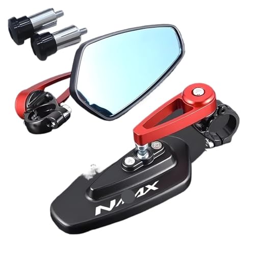 Retrovisores de manillar para Yamaha NMAX con cristal antirreflejos de gran angular 3