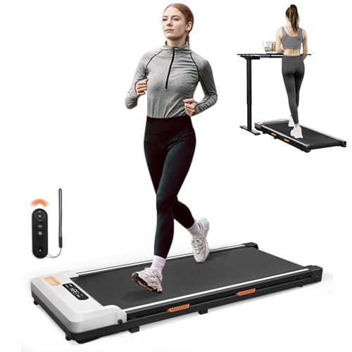 AIRHOT Untertisch-Laufband, 2-in-1-Walking-Pad zum Gehen und Joggen, tragbares Laufband mit...