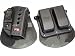 Fobus Evolution Paddle Holster for Glock 17 19 22 23 27 31 32 34 35 + Fobus Double Magazine Paddle Pouch for Glock Glock 17 19 22 23 27 31 32 34 35 - GL2ND 6900 + Best Security Gear Magnet
