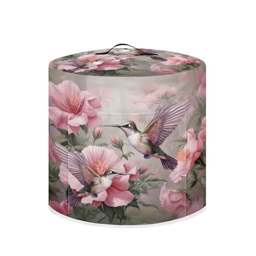 Image of Flying Hummingbird Pressure Cooker Cover Delicate Crock Pot Cover with Handle Portable Starter Kitchen Accessory Fits Most Air Fryers Gift for Female Elders