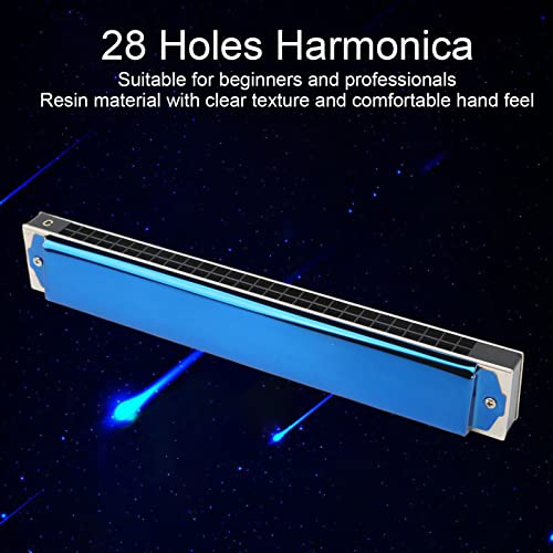 Harmonica Polyphonique à 28 Trous, Support Multi-points, Structure Ferme, Harmonica C, Orgue à Bouche pour… - Les Beatles, Paul McCartney, John Lennon, RIngo Starr, George Harrison Harmonica Polyphonique à 28 Trous, Support Multi-points, Structure Ferme, Harmonica C, Orgue à Bouche pour… – Image 4