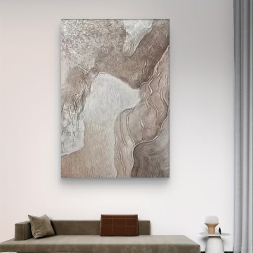 Láminas de arte abstracto para transformar paredes vacías con diseño nórdico gris 5