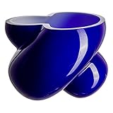 florero cristal azul Se recomienda limpiar con un paño suave humedo