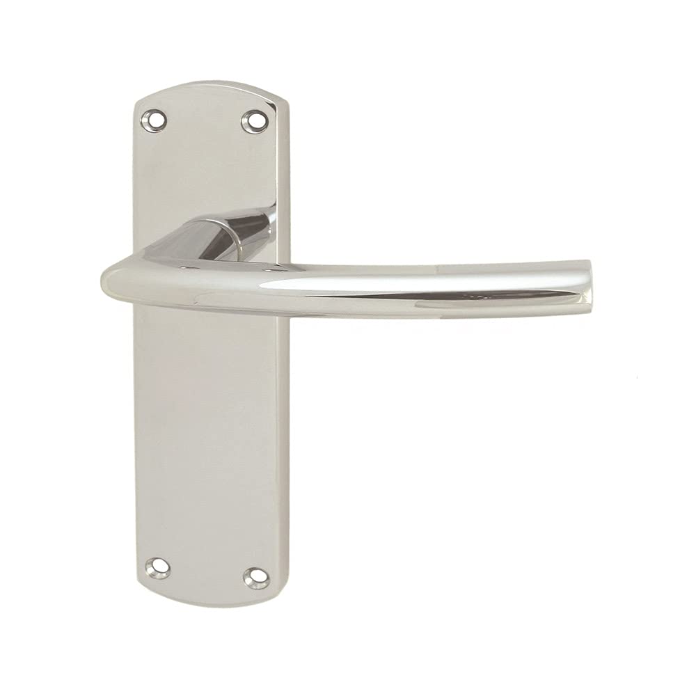 Serozzetta Dos Door Handles Latch Polished (Pair) In Chrome
