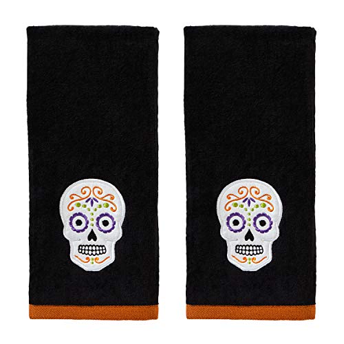Skl Home W0137011830203 By Saturday Knight Ltd. Sugar Skull Hand Towel Set cover
