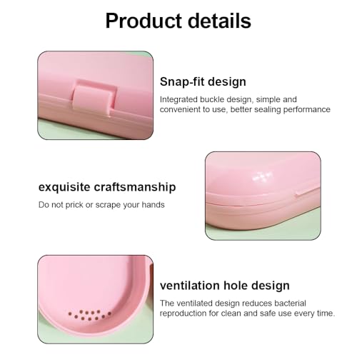 Image of Boxed Portable Orthodontic Care Kit Orthodontic Toothbrush Kit for Braces for Orthodontic Patient Travel Oral Care Kit Dental Travel Kit Interdental Brush Dental Wax Dental Floss (8 Pcs /Pack)-Blue