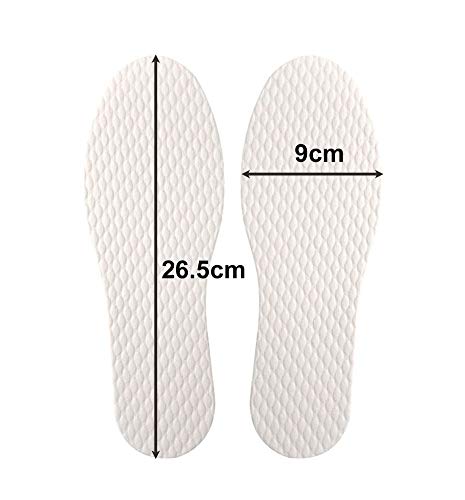 10 pares de plantillas desechables transpirables finas US 6-9 miniatura 2