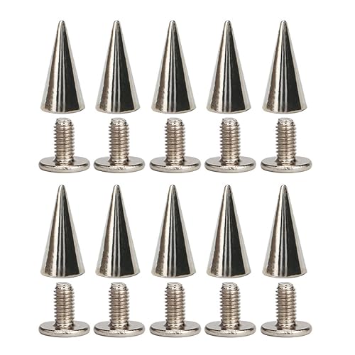 Yisawroy Puntas de tornillo de metal, remaches de aleación de zinc para bricolaje, manualidades,...