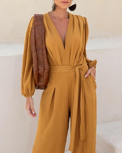Combinaison fluide à taille nouée conçue en textile léger de qualité