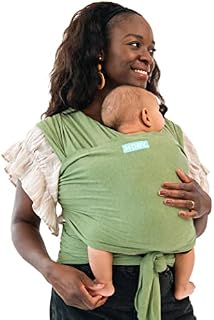 Moby Wrap Baby Carrier | Element | Baby Wrap Carrier for Newborns & Infants | #1 Baby Wrap | Baby Gift | Keeps Baby Safe & Secure | Adjustable for All Body Types | Perfect for Mom & Dad | Kiwi