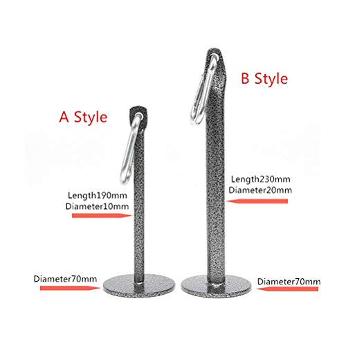 Kohyum Staalgewichtsplaat, laadstift, staal, voor work-out, gewichten, hefhouder, standaard, rack, riemschijf… - Image 4