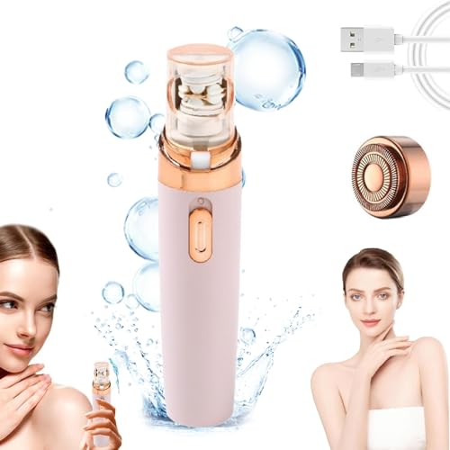 Pluxy Epil Pro 3.0 Women Face Epilator, for Women, Hair Removal for Face, Cordless Rechargeable Epilator for Women(Pink)