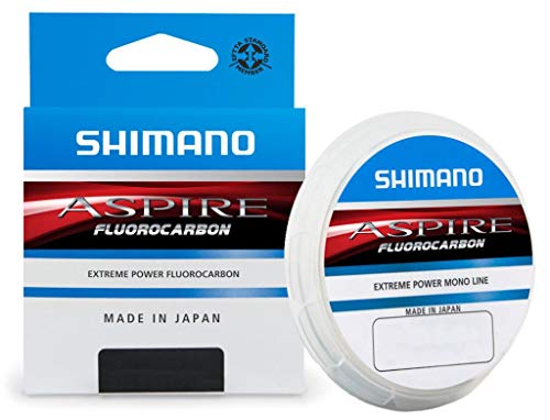 Shimano - Aspire Fluorocarbon 50, Color Transparente, Talla 0.250 mm