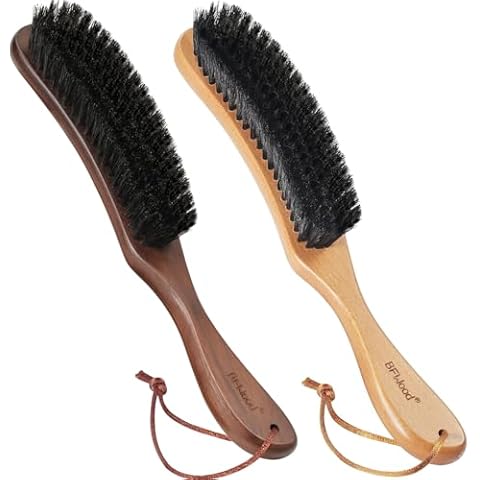 BFWood Clothes Brush - Boar Bristle Lint Brush Cover
