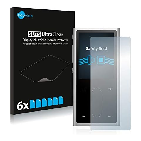 savvies Protector Pantalla Compatible con FiiO M3K (6 Unidades) Cover