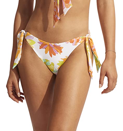 Seafolly Damen Breiter, weicher Badeanzug mit seitlicher Schnürung...