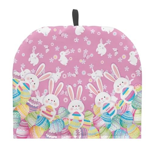 Image of Easter Bunny Print Tea Pot Cover Teas Cosy Insulated Tea Cozies Home Kitchen Decoration Teapot Dust Cover Warming Tea Kettle Quilt Creative Gifts for Banquet