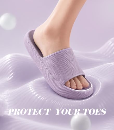 Image of Leevar Cloud Slides for Women and Men - Soft, Comfy, Relax Cloud Slippers, Thick Sole, Non-slip Slides for Men, Easy to Clean, Shower, Swimming, Beach, Indoor and Outdoor Slides for Men