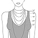 ASD Jewerly Nombre de Las Mujeres de Grabado Collar de Disfraz Carta...