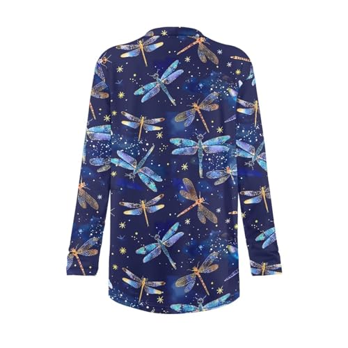 Image of Biyejit Women's Long Sleeve Open Front Cardigan Casual Loose Lightweight Cardigans with Pockets Drape Cardigan