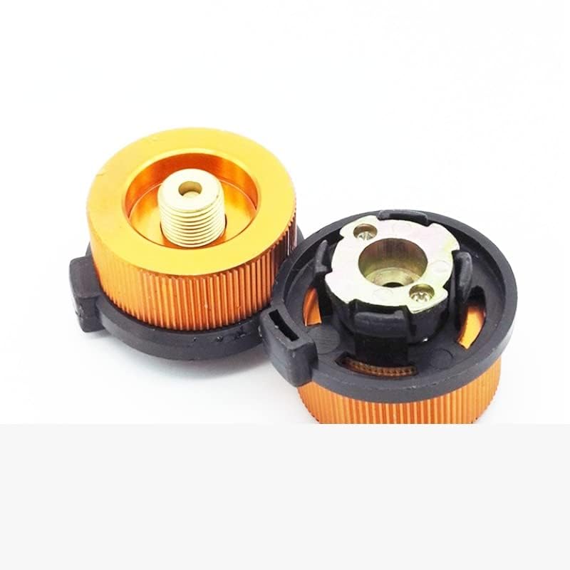 Image of BISONBERG Camping Cooking Set with Cookware Bowl Pot Pan and Kettle, (Camping Stove Adapter Converting Screw)