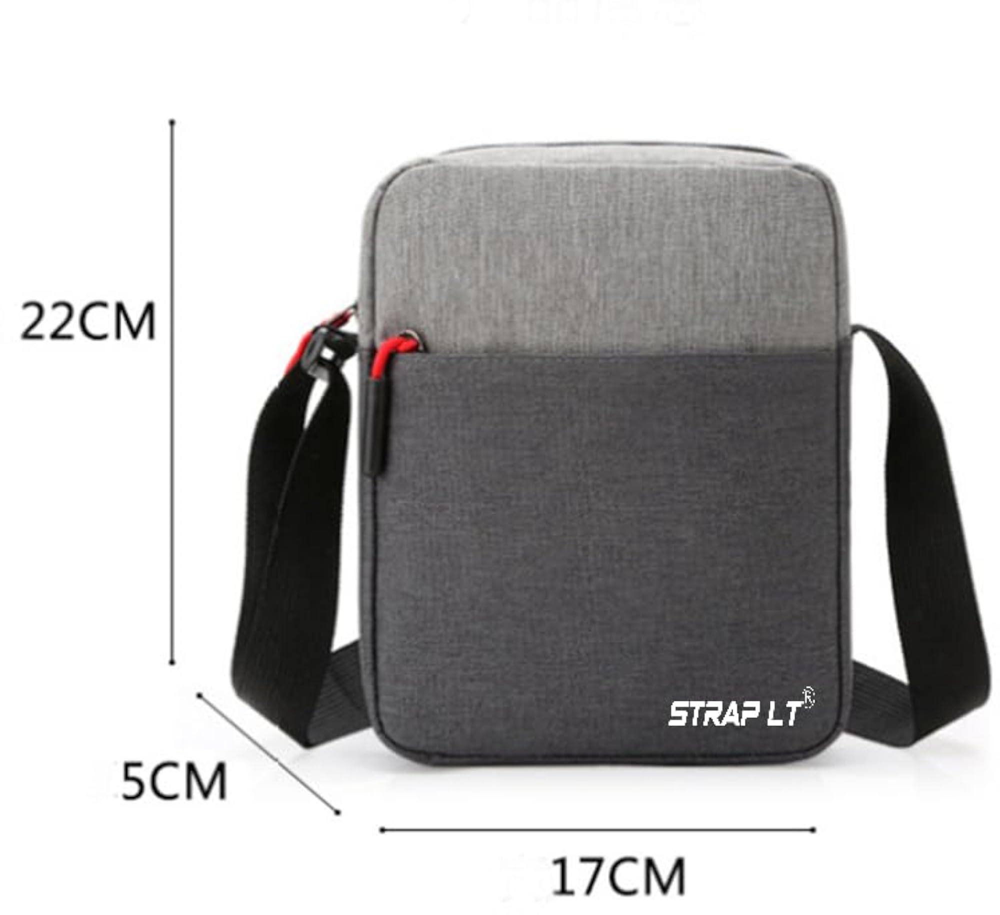 Casual Sling Bag for Men & Women, Grey