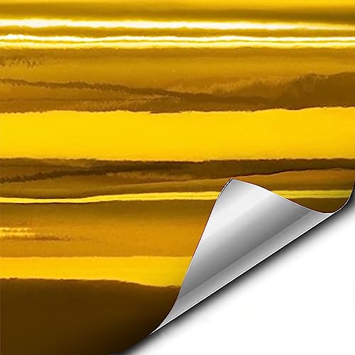 Image of VViViD Vinyl Detailing Wrap Tape 2 Inch x 20ft DIY Roll (Gold Chrome)