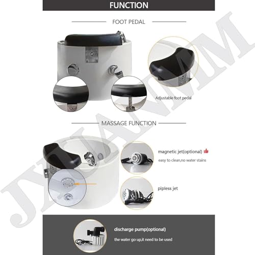 Spa de pies portátil con luz LED y bolsa de baño 60 uds miniatura 3