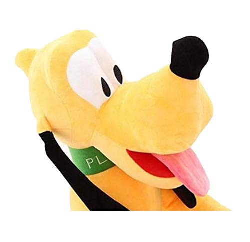 Image of Tickles Cartoon Pluto Stuffed Soft Plush Animal Toy Birthday Gifts (Color: Yellow Size: 20 cm Small Size)