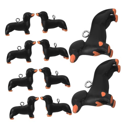 Anneome Pcs Dog Charms Jewelry Charms for Diy Jewelry Necklace Earrings Keychain Shape Sturdy Material