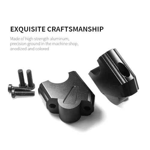 Réhausseur guidon RA1250 évite douleur dos posture moto - 7