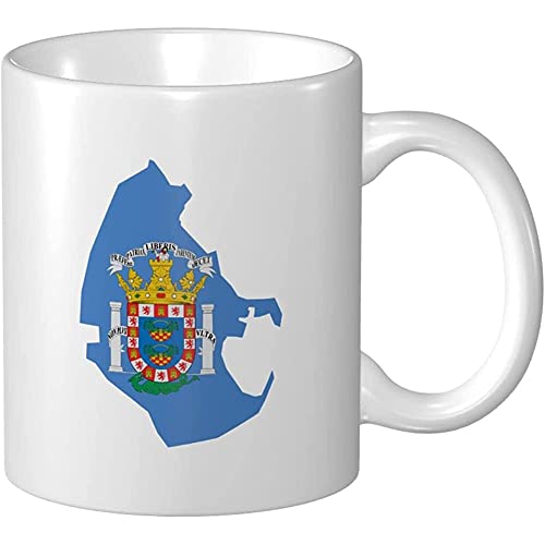 803 Tazas De Cerámica Mapa De La Bandera De Melilla Taza De Regal...