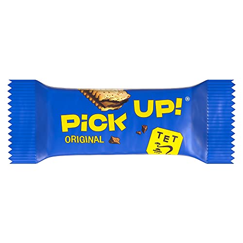 PiCK UP! minis Original (1 x 1.06 kg), Mini-Keksriegel mit knackiger Milchschokoladentafel zwischen zwei Keksen, ein Snack zum Teilen, 100 Portionspackungen